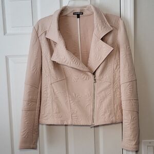 Express Women's Blush Textured Jacket